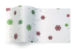 Just Snowflakes Gemstones Wholesale Designer Printed Tissue