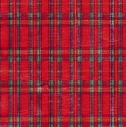 Metallized-Embossed Plaid  Giftwrap