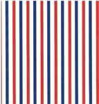 Red White And Blue Embossed Stripe Gift Wrap