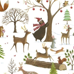 Christmas Woods Animals Wholesale Gift Wrap Packaging