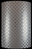 Silver Tone Dots Metallized Gift Wrap