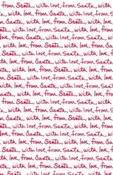With Love From Santa Gift Wrap