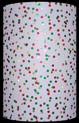 Christmas Confetti Metallized Gift Wrap