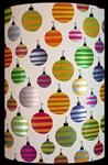 Hanging Around Ornaments Metallized Gift Wrap