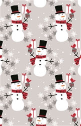 Frosty Flakes Embossed Gift Wrap
