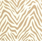 Gold Zebra Stripes Gift Wrap