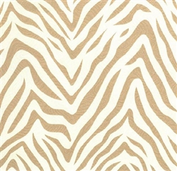 Gold Zebra Stripes Gift Wrap