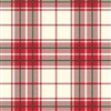 Red Plaid Mania Embossed  Gift Wrap