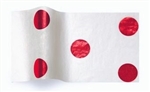 Red Hot Spots Designer Printed Tissue