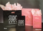 Island Pink Colored Wholesale Frosted Bags