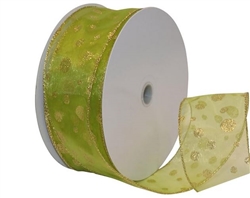 Emerald Green Poly Ribbon, 1-1/4x250 Yards