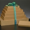 Natural Kraft Varnish Stripe Wholesale Apparel Boxes