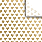 Golden Heart Designer Wholesale Packaging Tissue