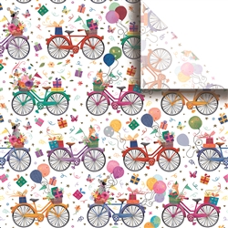 Birthday Bicycles Designer Wholesale Packaging Tissue