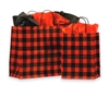 Red Buffalo Plaid Shopping Bags