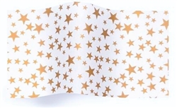 Gold Stars On White Wholesale Designer Printed Tissue