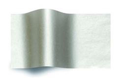Silver/Silver Designer Printed Tissue