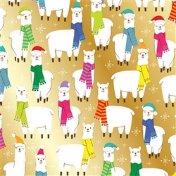 Christmas Llama Wholesale Packaging Gift Wrap