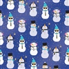 Snowman Party Metallic Blue Highlight Wholesale Packaging Gift Wrap