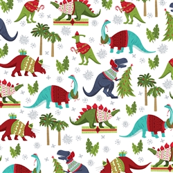 Christmas Dinosaurs Wholesale Packaging Gift Wrap