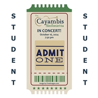 Sinfonietta ticket (student)