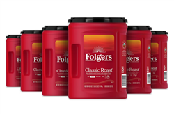 Folgers Classic Roast Coffee 43.5 oz 6/cs