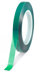 Adherex Silicone Hi Temperature Tape Green 1/2"x72 yd 144/cs