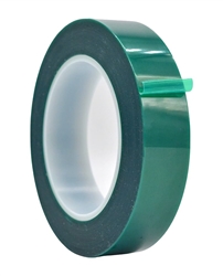Adherex Silicone Hi Temperature Tape Green 1"x72 yd 72/cs
