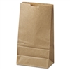 Grocery Paper Bags, 6# Size, Kraft, Medium-Duty, 500/bundle