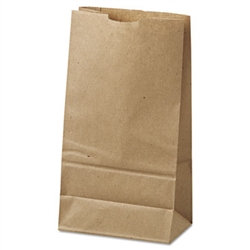 Grocery Paper Bags, 6# Size, Kraft, Medium-Duty, 500/bundle