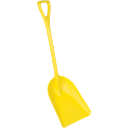 Sanitary Shovel 14" wide: Yellow
