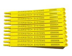 Plastic Truck Seal Stock Yellow 1000/cs