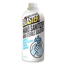 Blaster Hand Sanitizer 12/8.5oz cans Aerosol