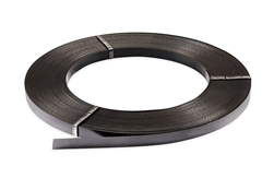 Steel Strapping 1 1/4x.029 811' Black Wax