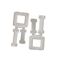 Plastic Buckle 3/8" - 1/2" 1000/bx