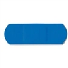 Metal Detectable Hi-Vis Blue 1x3 Strip Bandage 50/bx