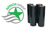 Revolution Armor Wrap Stretch Film 18"x1500', 80 Gauge Black 4/cs
