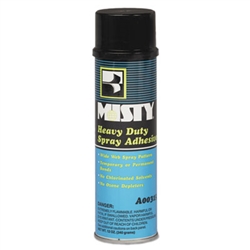 Misty Adhesive Spray Heavy Duty, Aerosol Can 12oz  12/cs
