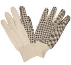 Cordova Canvas PVC Dot Glove, Canvas 12pk