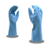 Cordova Safety Blue Latex Flock Lined Glove, 18mil 12pk