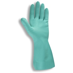 Cordova Safety Unsupported Nitrile Glove, 11mil Green 12pk 