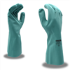 Cordova Safety Unsupported Nitrile Glove, 22mil Green 12pk