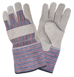 Cordova Safety Leather Palm Glove, 4.5" Safety Cuff 12pk Large