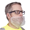 Cordova Safety Beard Cover, White Poly-Pro Spun 1000/cs