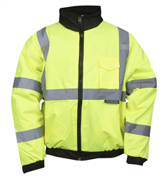 Cordova Reptyle Quilted Bomber Jacket Class 3 Type R Lime
