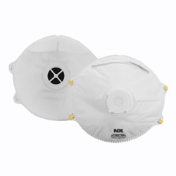 Cordova Safety Particulate Respirator Dust Mask with valve 10/bx