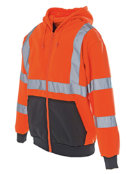 Cordova Safety  Hooded Sweatshirt Orange Large