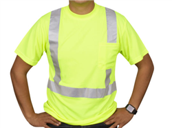Cordova Safety Class II Lime Green Crew Neck T-shirt