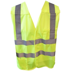 Cordova Safety 4 Point Breakaway Vest Lime Green Mesh 12pk