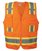 Cordova Safety Safety Vest, Type R Class 2 Surveyors, Orange 12/pk XL